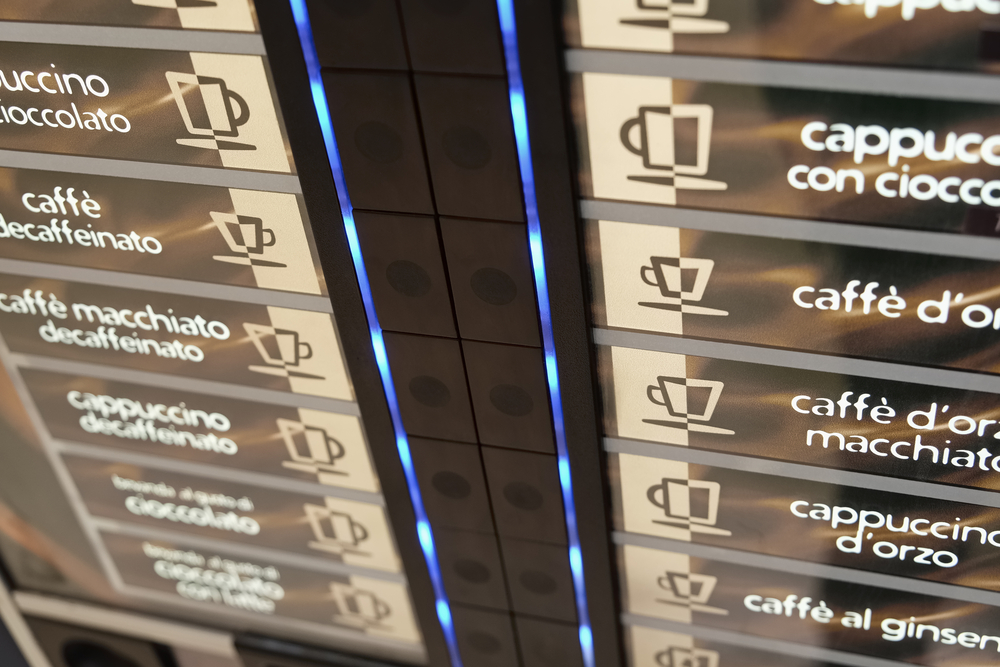 Kaffeevollautomat mit großer Auswahl an Getränken